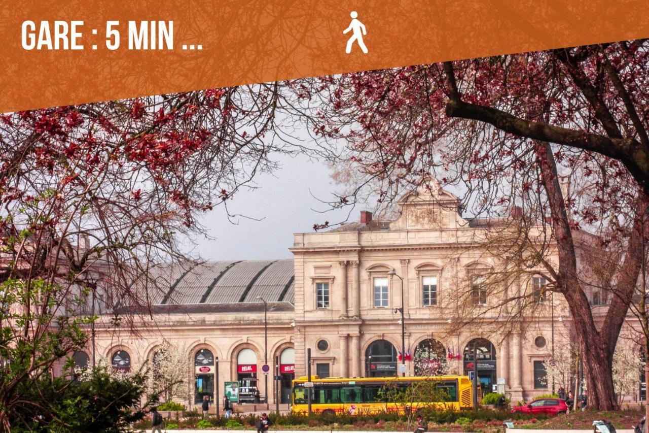 Explorereims- Hollywood Glamour Proche Gare/Centre 외부 사진